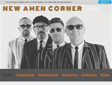 Tablet Screenshot of newamencorner.com